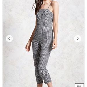 Gingham jumpsuit